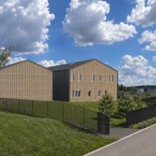 Locaux d'activité à louer à Rosières-Aux-Salines - 454,50 m² divisible à partir de 227,25 m² -  ZAC des Sables - Proche axe autoroutier 